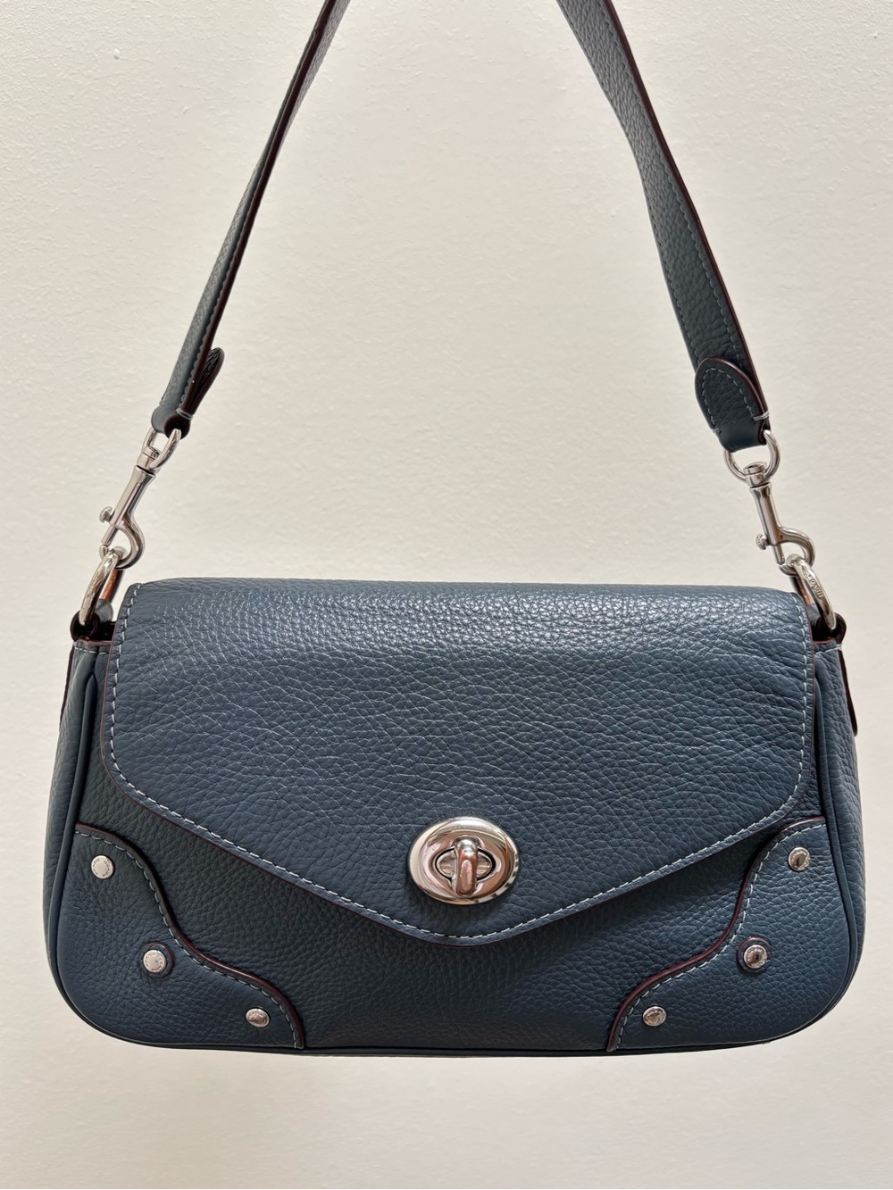Coach Denim Blue Shoulder Bag